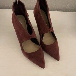BCBGeneration Purple Suede Heels